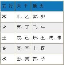 八字五行查询